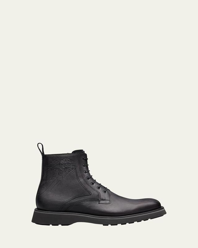 Mens Alessio Lug-Sole Zip Ankle Boots Product Image