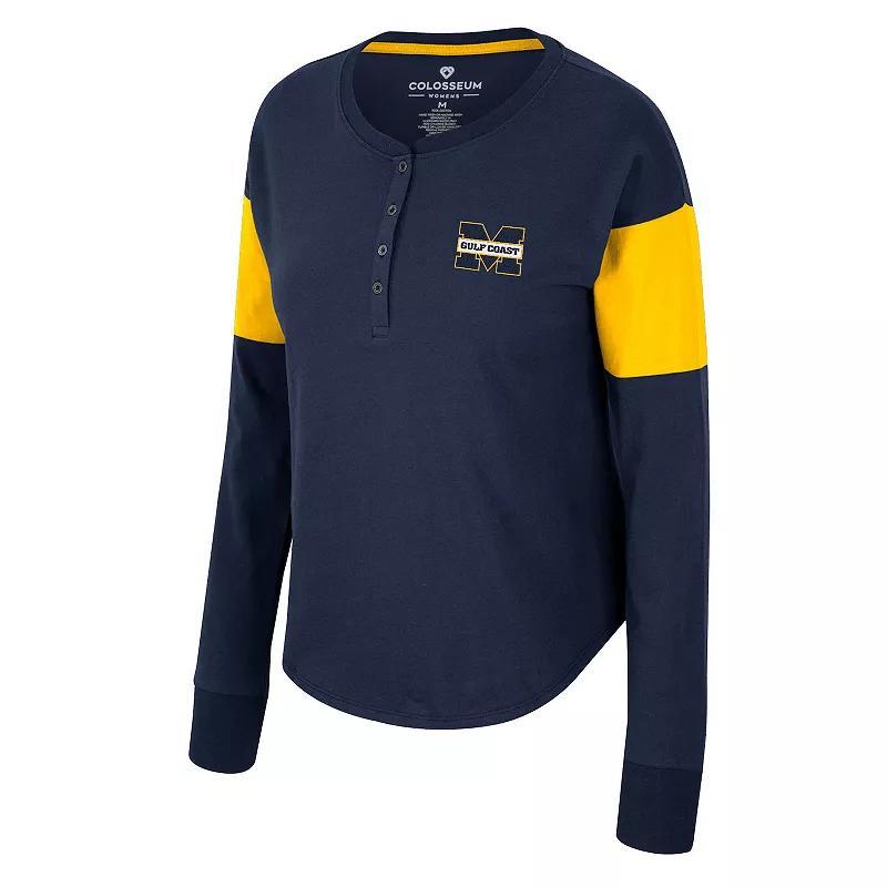 Womens Hawkeyes Cheryl Long Sleeve Henley Product Image