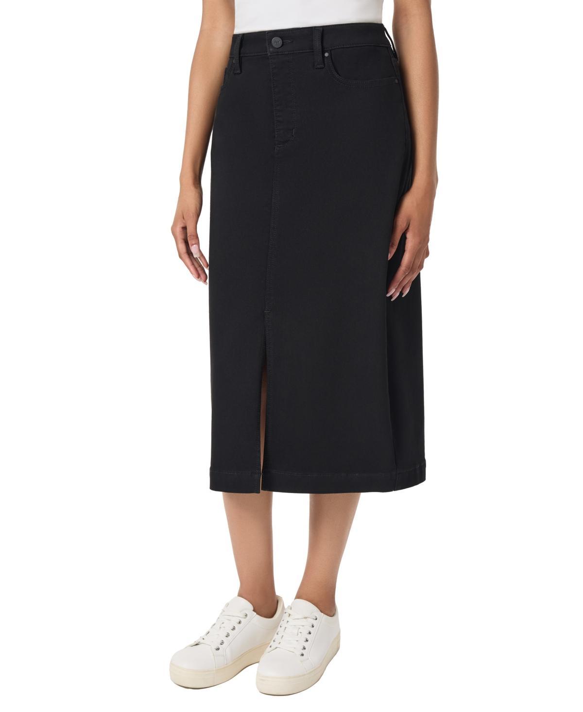 Jones New York Womens Denim Midi Pencil Skirt product image