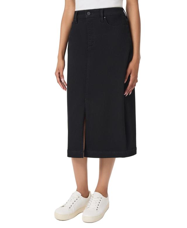 Jones New York Womens Denim Midi Pencil Skirt Product Image