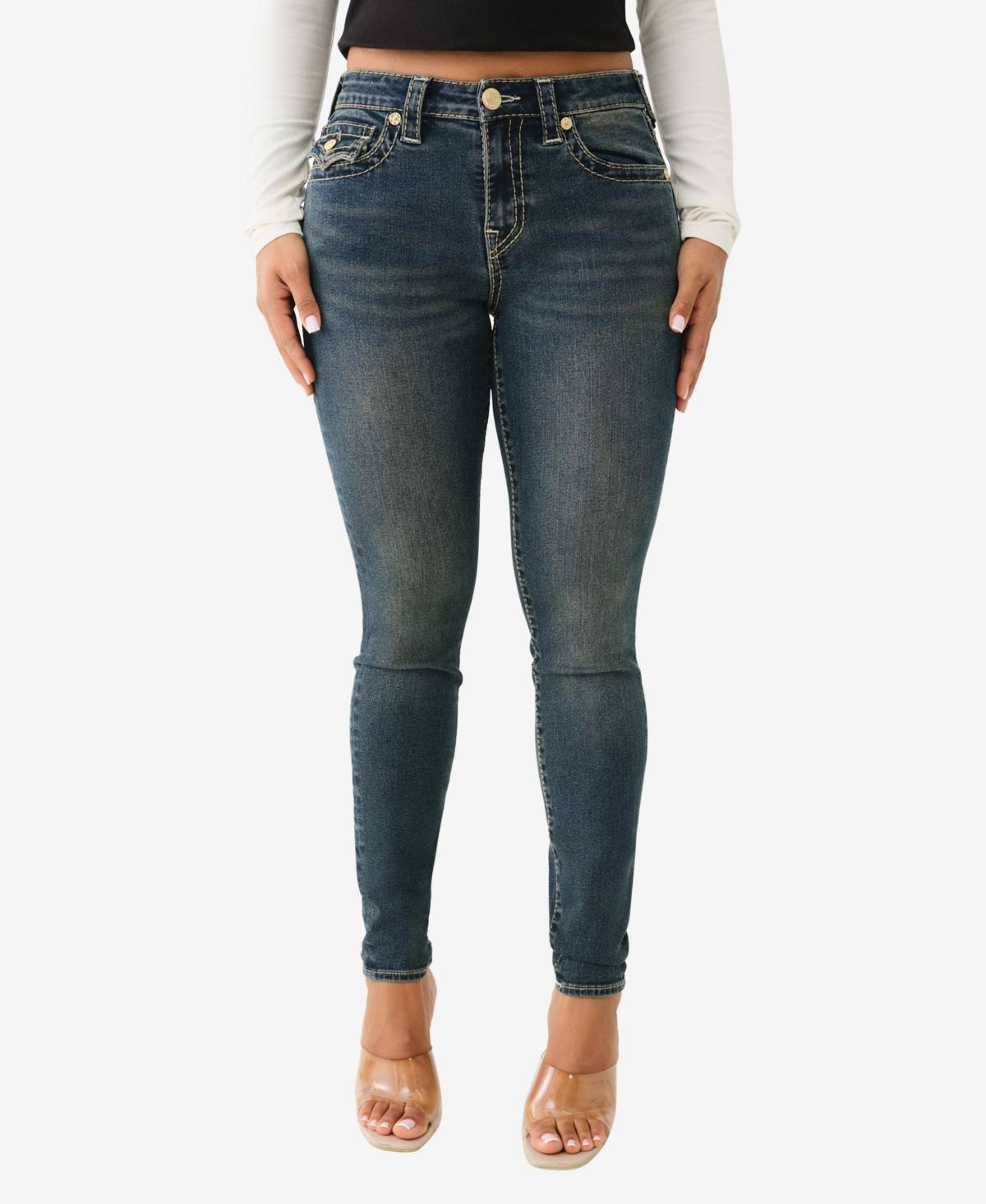 True Religion Womens Jennie Skinny Big T Flap Jean Product Image