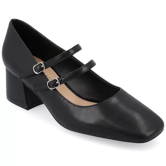 Journee Collection Nally Womens Tru Comfort Foam Faux Leather Mary Jane Pumps Product Image