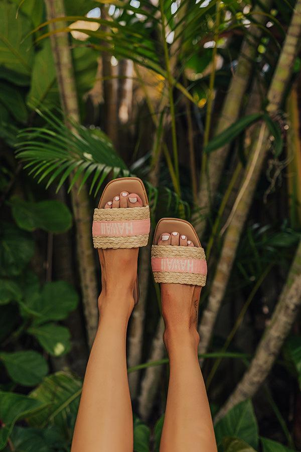 Hawaii Raffia Woven Sandal Product Image