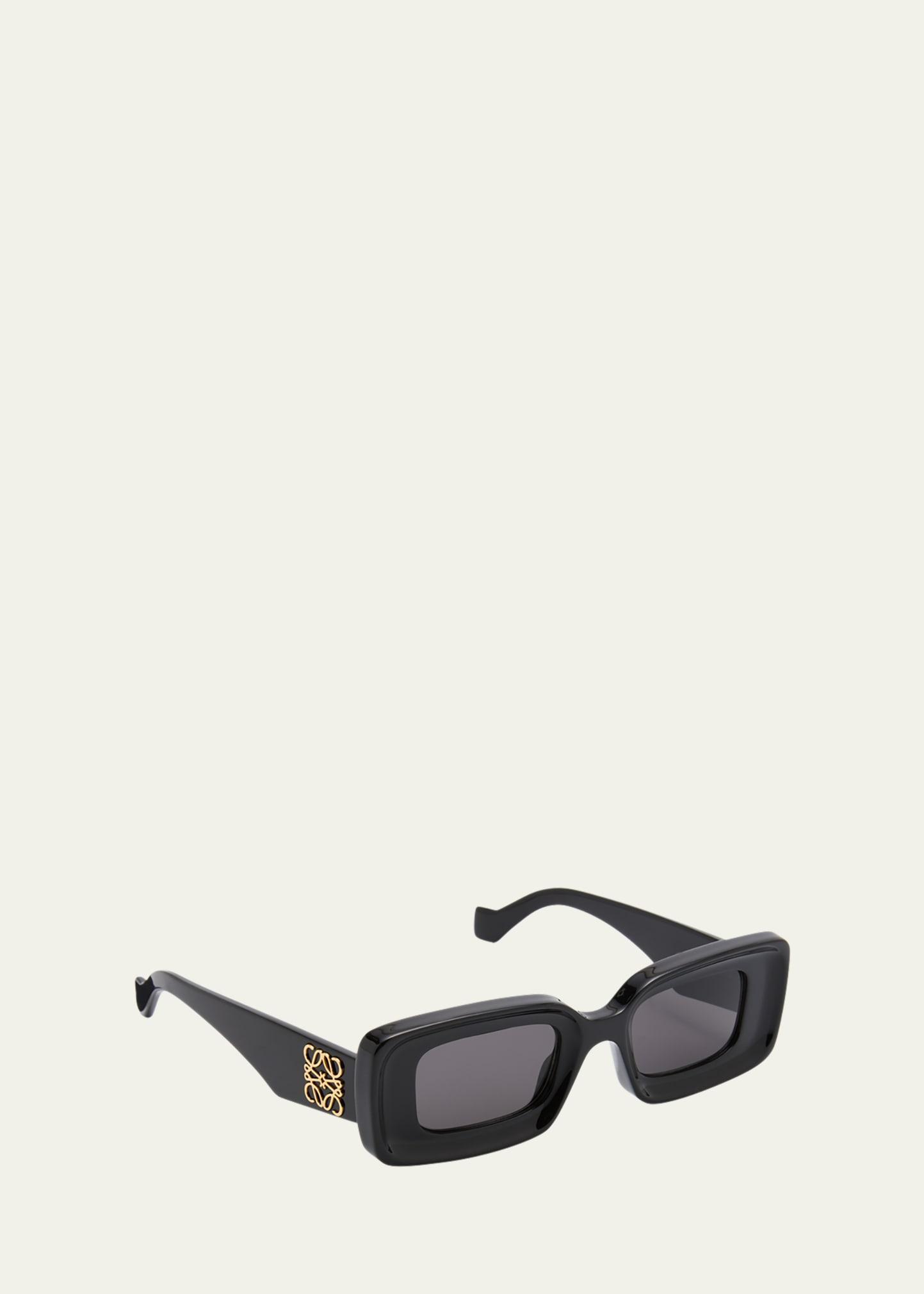 Loewe Chunky Anagram 46mm Rectangular Sunglasses Product Image