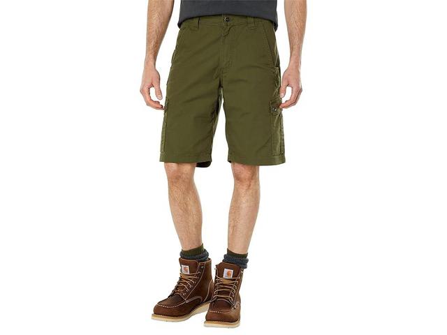 Carhartt Rugged Flex Relaxed Fit Ripstop Cargo Work Shorts (Basil) Men's Shorts Product Image