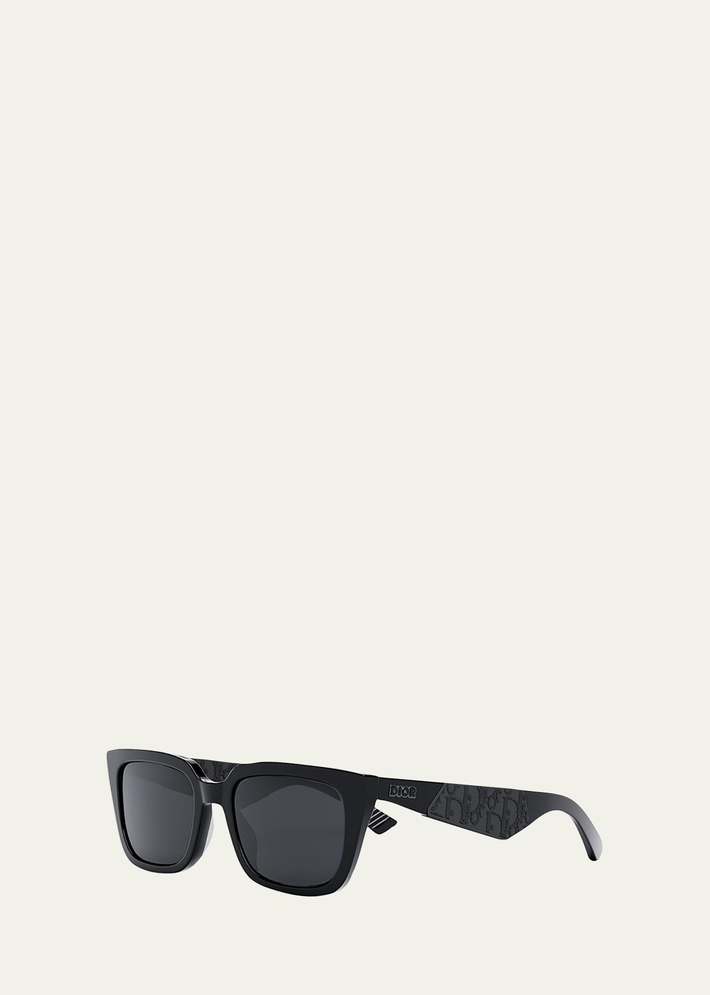 Mens Dior B27 S2I Rubber Logo Square Sunglasses Product Image