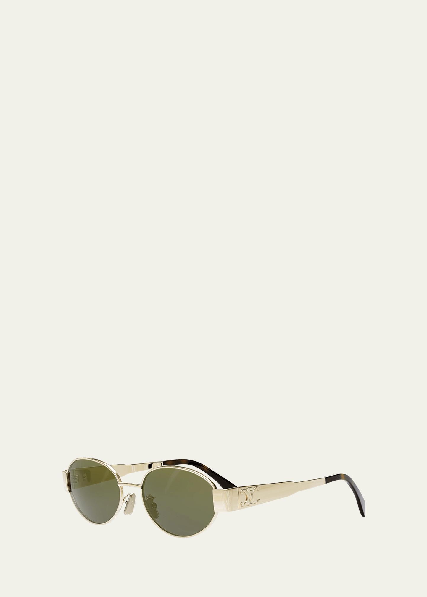 Triomphe Oval Metal Sunglasses Product Image