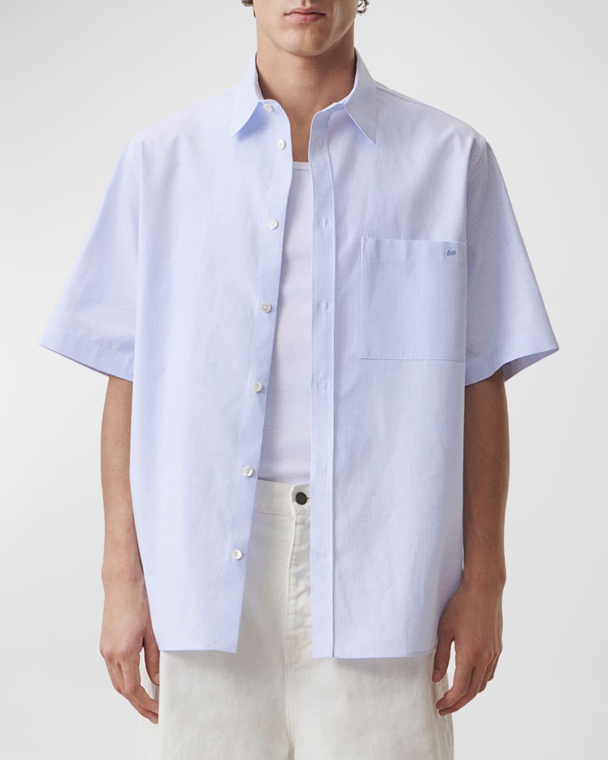 Mens Vale Micro-Check Sport Shirt Product Image