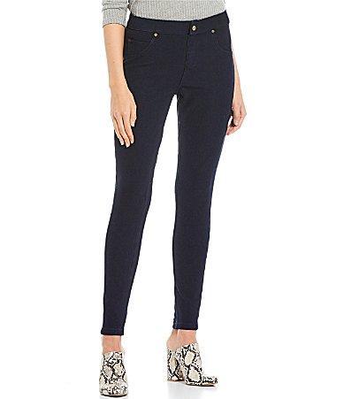 HUE Fleece Lined Denim Leggings Women's Jeans Product Image