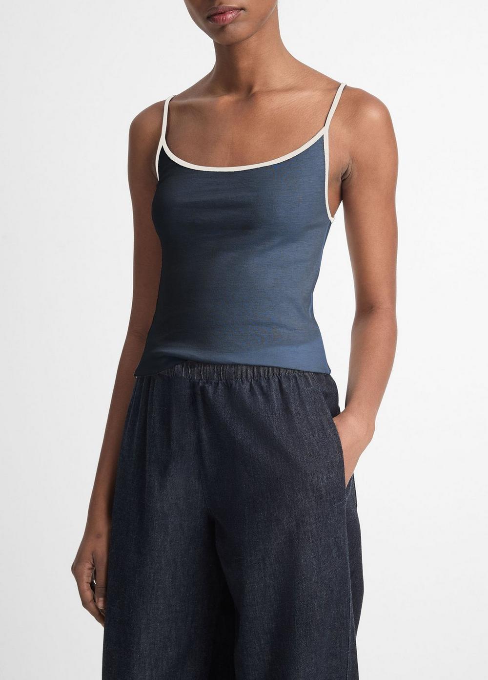 Pima Cotton Tipped Camisole Product Image