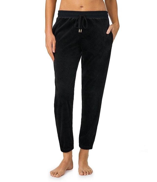 Donna Karan Solid Fleece Drawstring Tie Coordinating Lounge Jogger Product Image