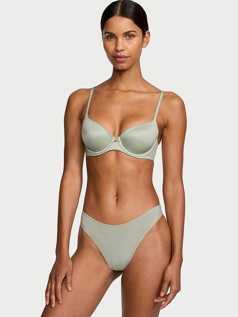 Smooth Lightly Lined Front-Close Full-Coverage Bra Product Image