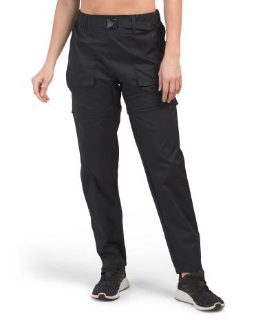 Zip Off Versatility Slim Fit Pants for Women | Spandex/Cotton/Nylon Product Image