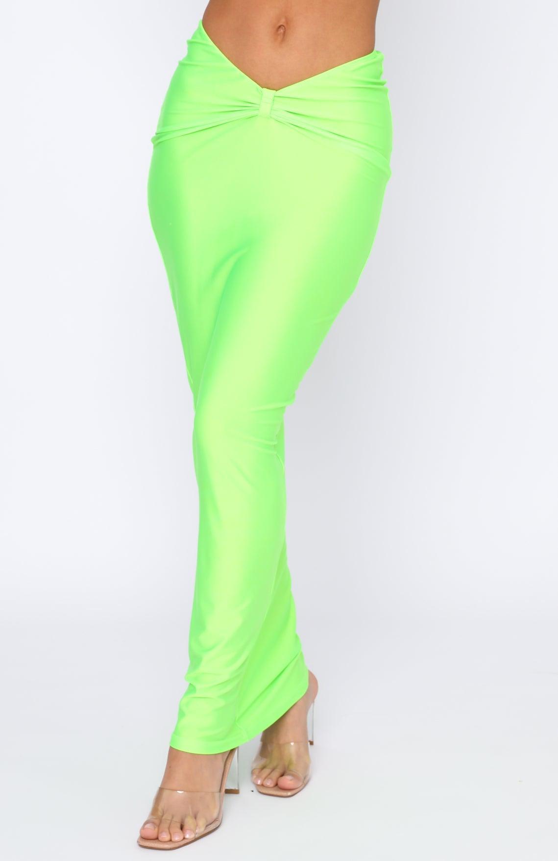 Surreal Summer Maxi Skirt Lime Product Image