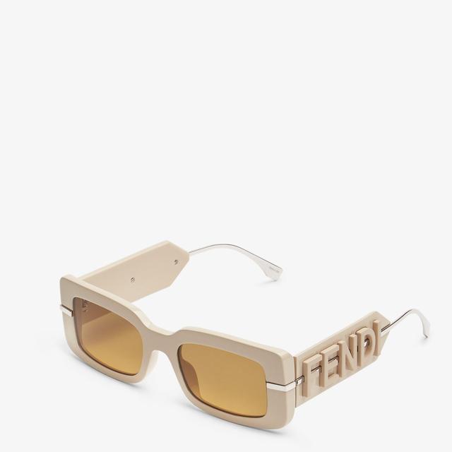 FendigraphyBeige acetate sunglasses Product Image