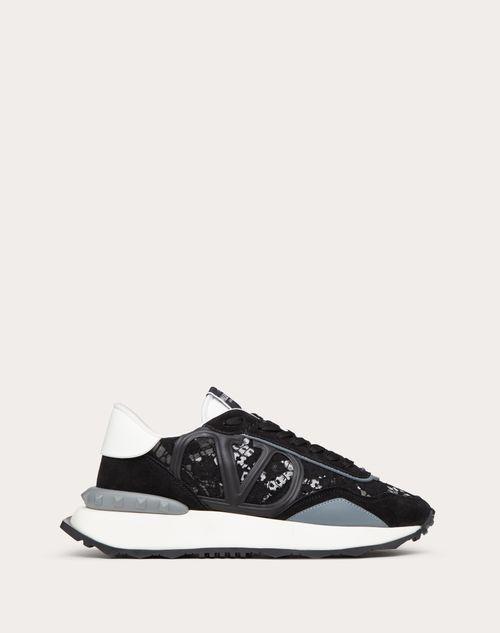 LACE AND MESH LACERUNNER SNEAKER Product Image