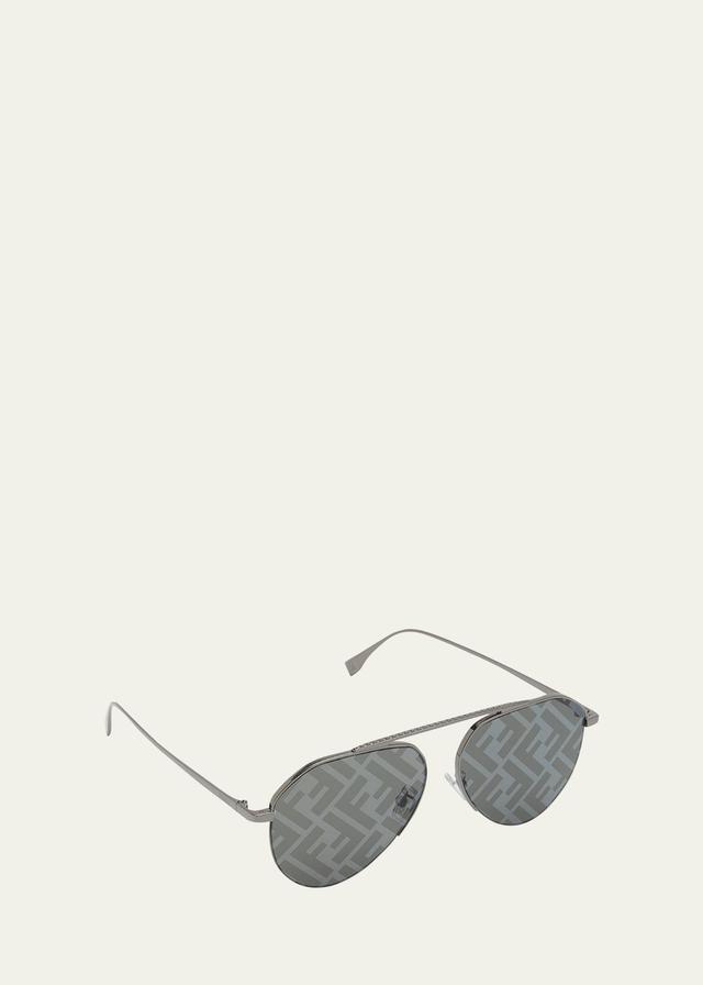 Mens Fendi Travel 57MM Aviator Sunglasses Product Image