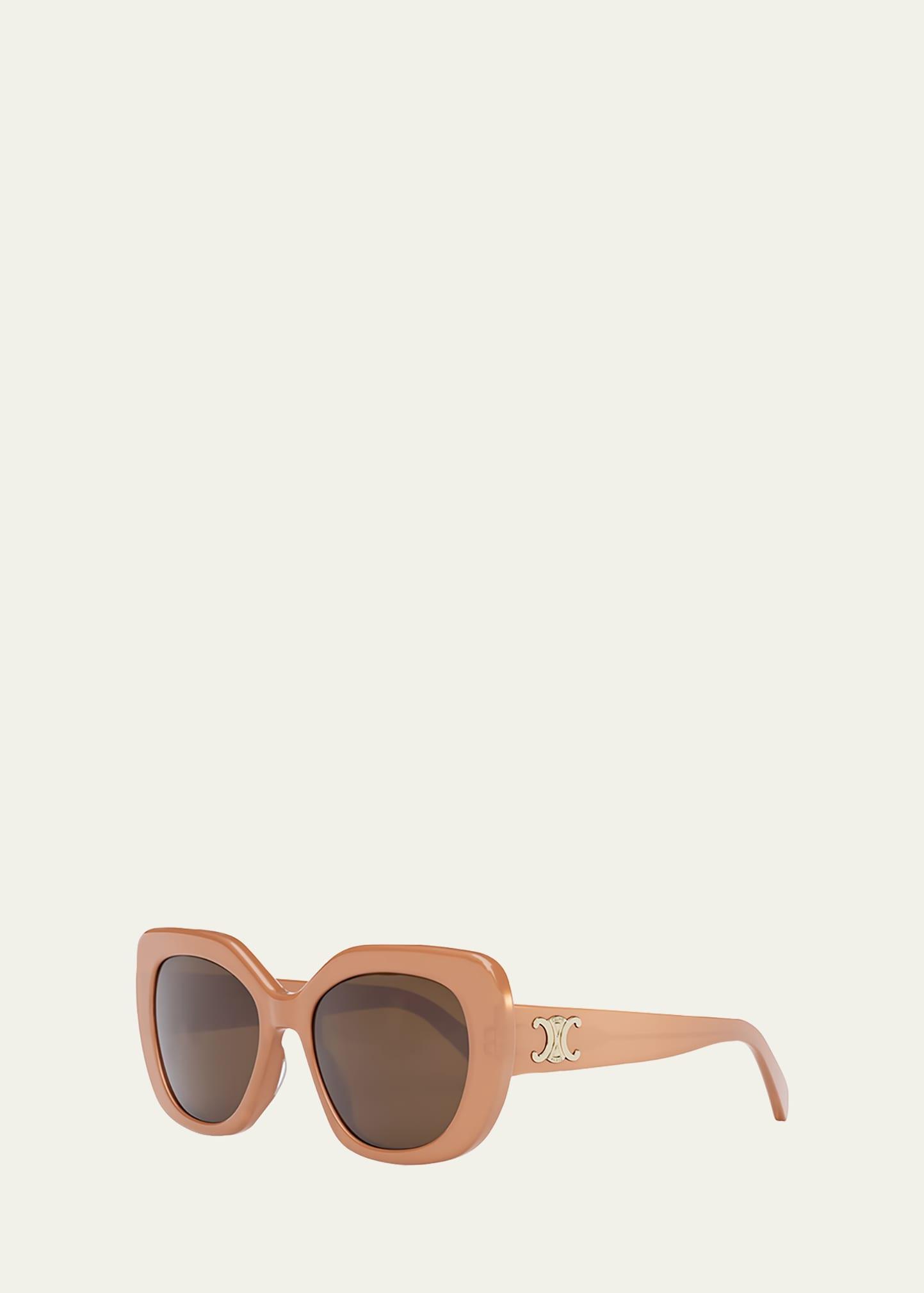 CELINE Triomphe 55mm Rectangular Sunglasses Product Image