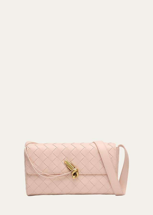 Bottega Veneta Mini Intrecciato Leather Crossbody Bag Product Image