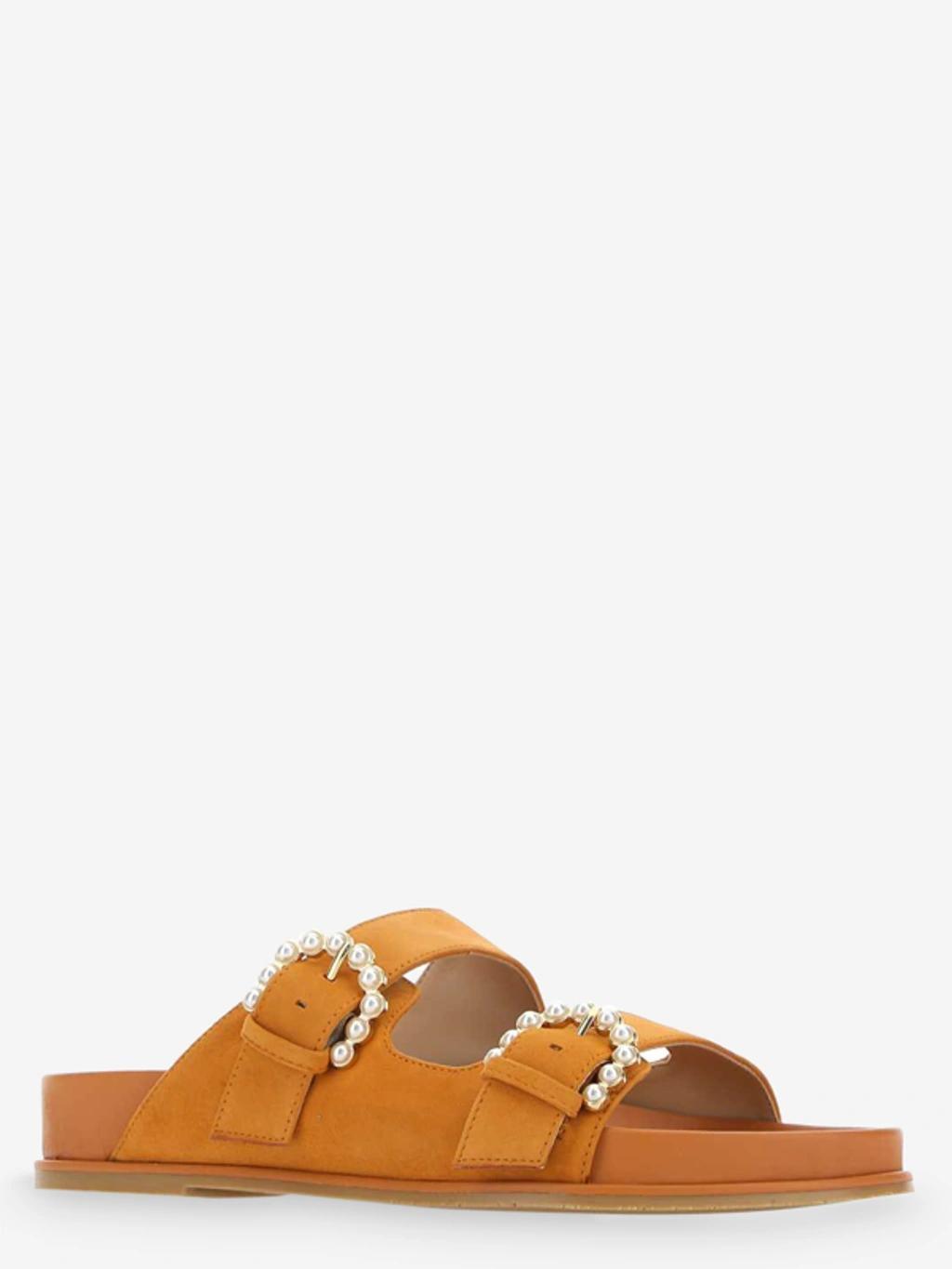 STUART WEITZMAN Slippers In Orange Product Image