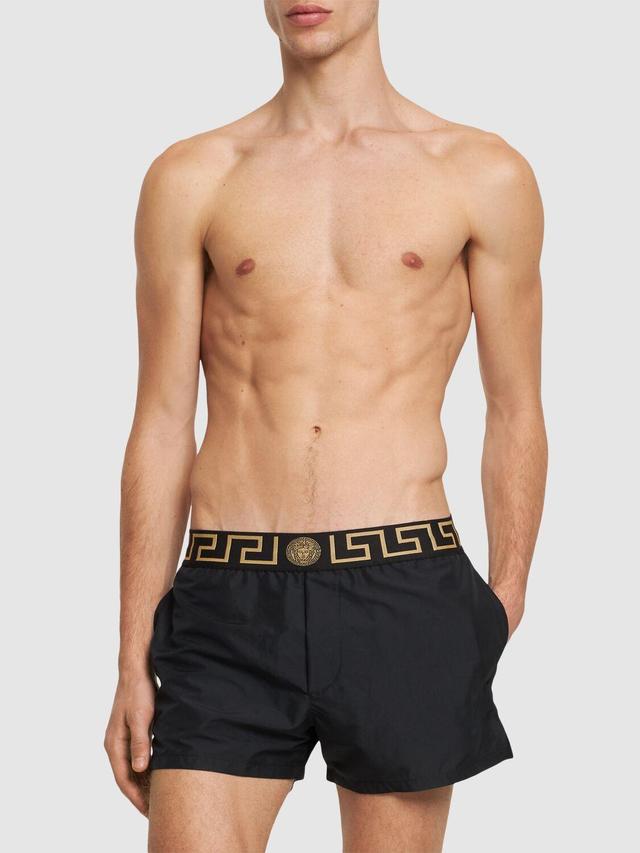 Swim Shorts In A80g-black Gold Product Image