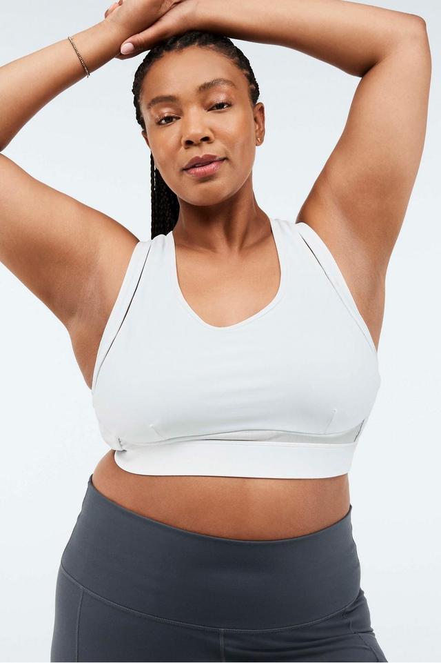 Fabletics Belle High Impact Sports Bra Womens white plus Size 4X Product Image