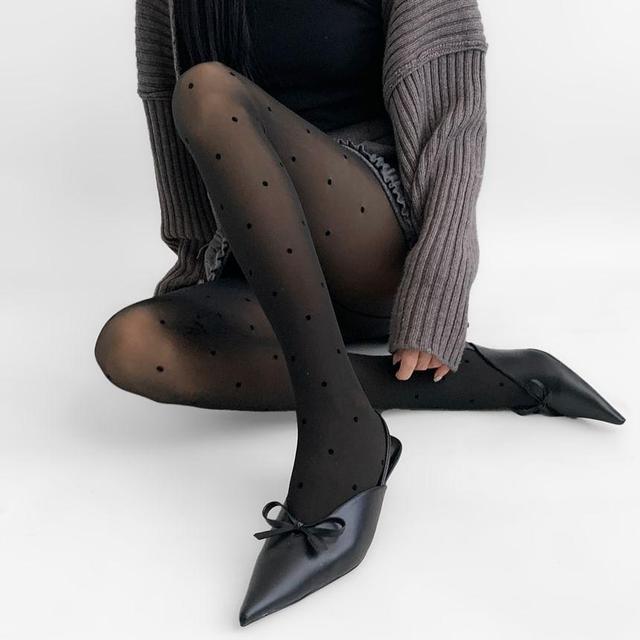 Patterned Sheer Tights Product Image