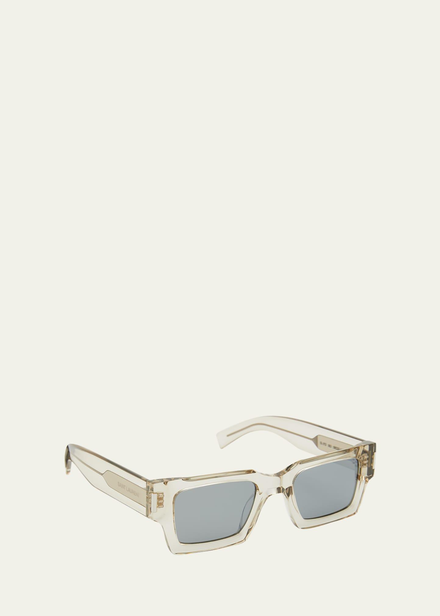 Semi-Transparent Square Acetate Sunglasses Product Image