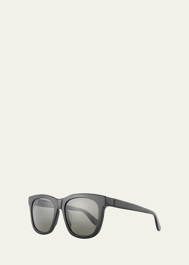 Mens SL M24K Oversize Square Acetate Sunglasses Product Image