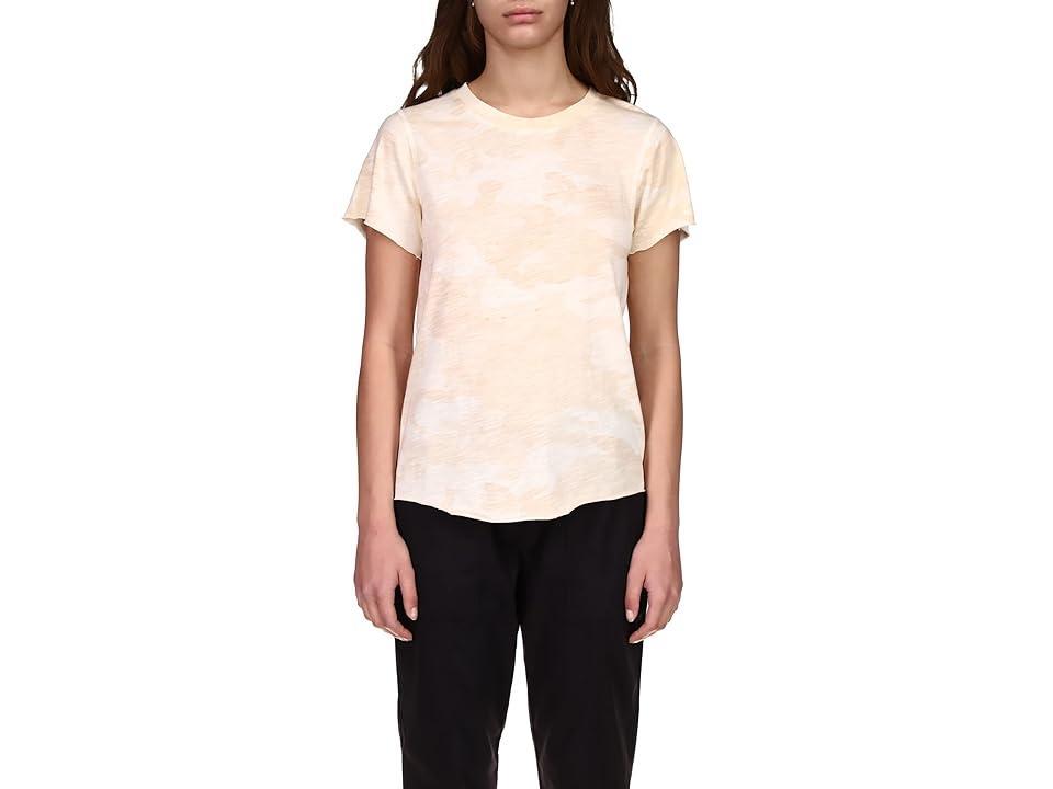 Sanctuary The Inside Out Tee (Buttercream Camo) Women's Clothing Product Image