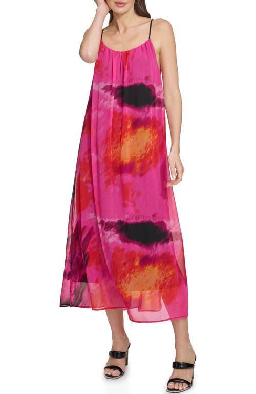 Dkny Sleeveless Chiffon Maxi Dress Product Image