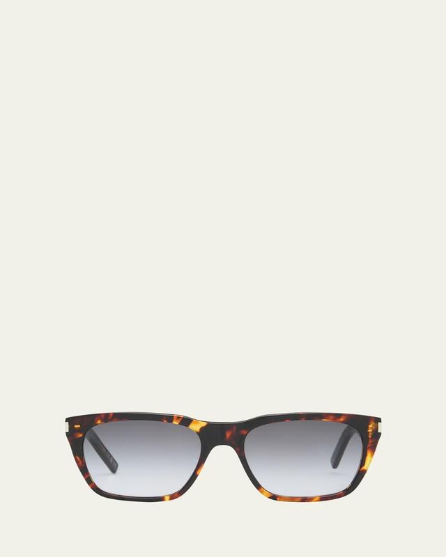 Mens SL 5980 Acetate Rectangle Sunglasses Product Image