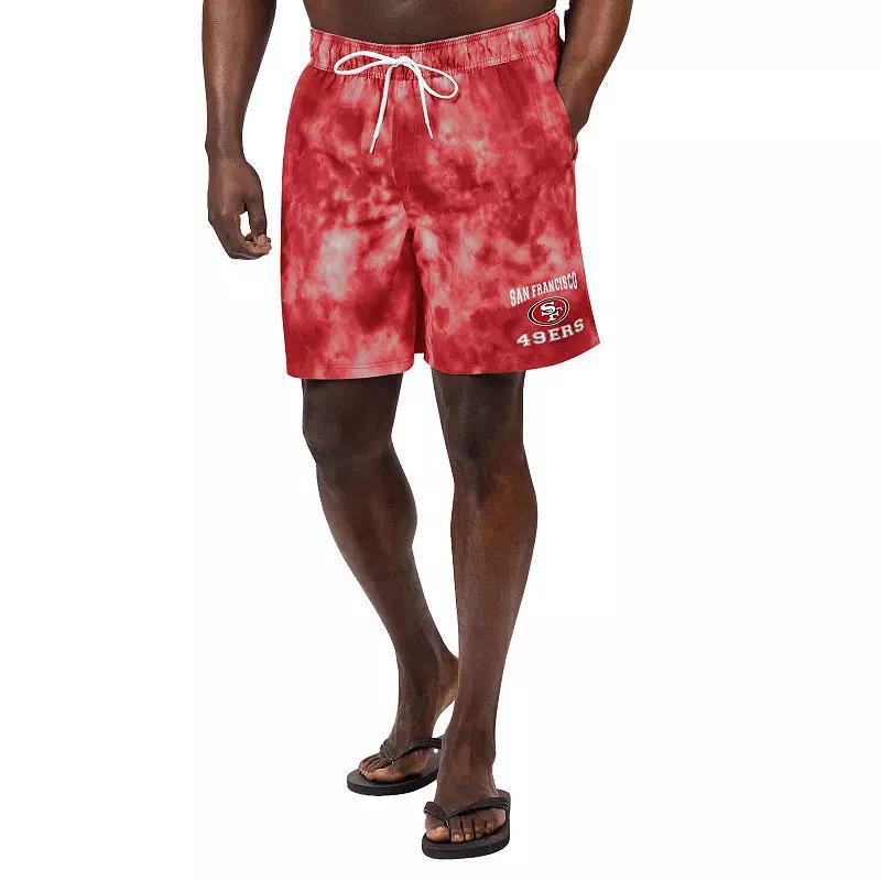 G-iii Sports by Carl Banks Mens Scarlet San Francisco 49ers Change Up Volley Swim Trunks Product Image