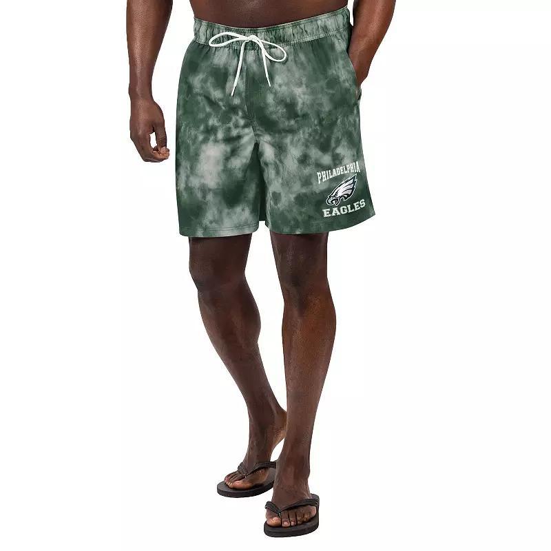 Mens G-III Sports by Carl Banks Midnight Philadelphia Eagles Change Up Volley Swim Trunks Product Image