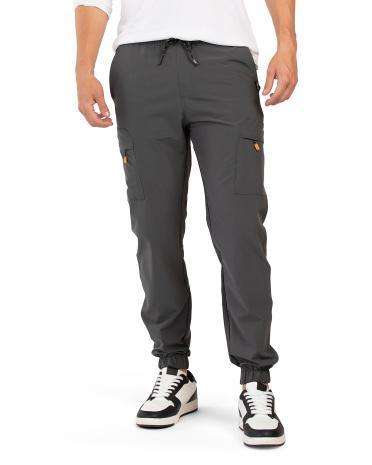 Woven Hybrid Cargo Joggers for Men Product Image