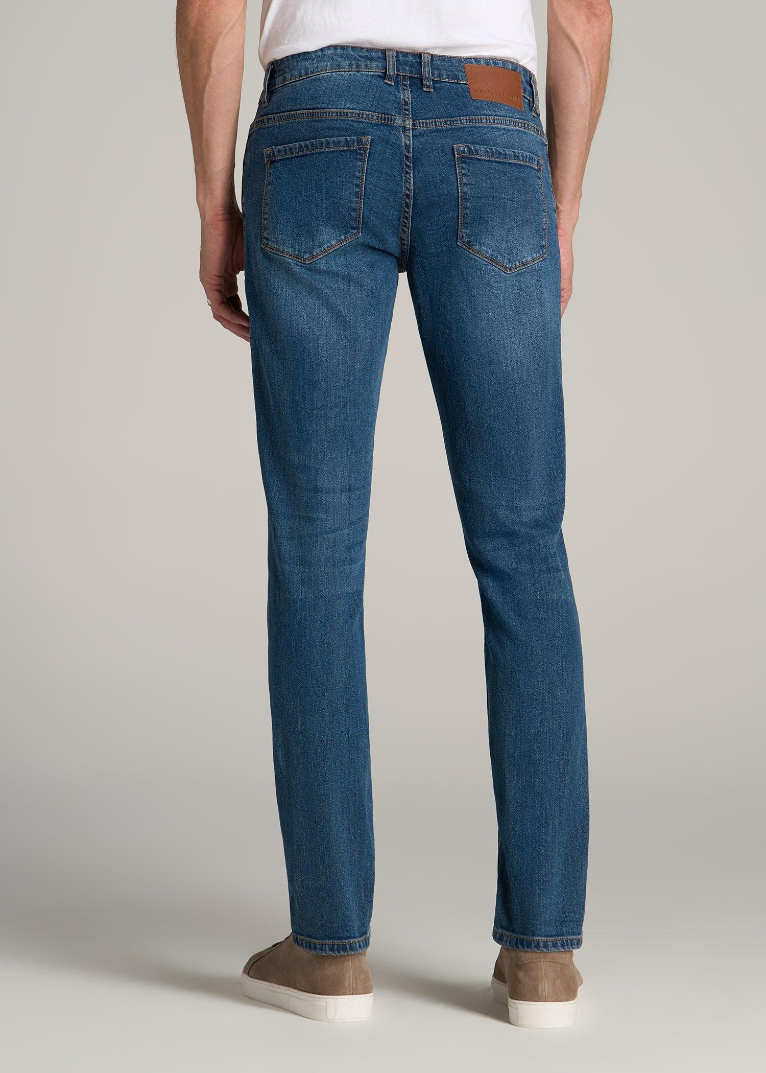 Carman TAPERED Jeans for Tall Men in Worn Blue Male Product Image