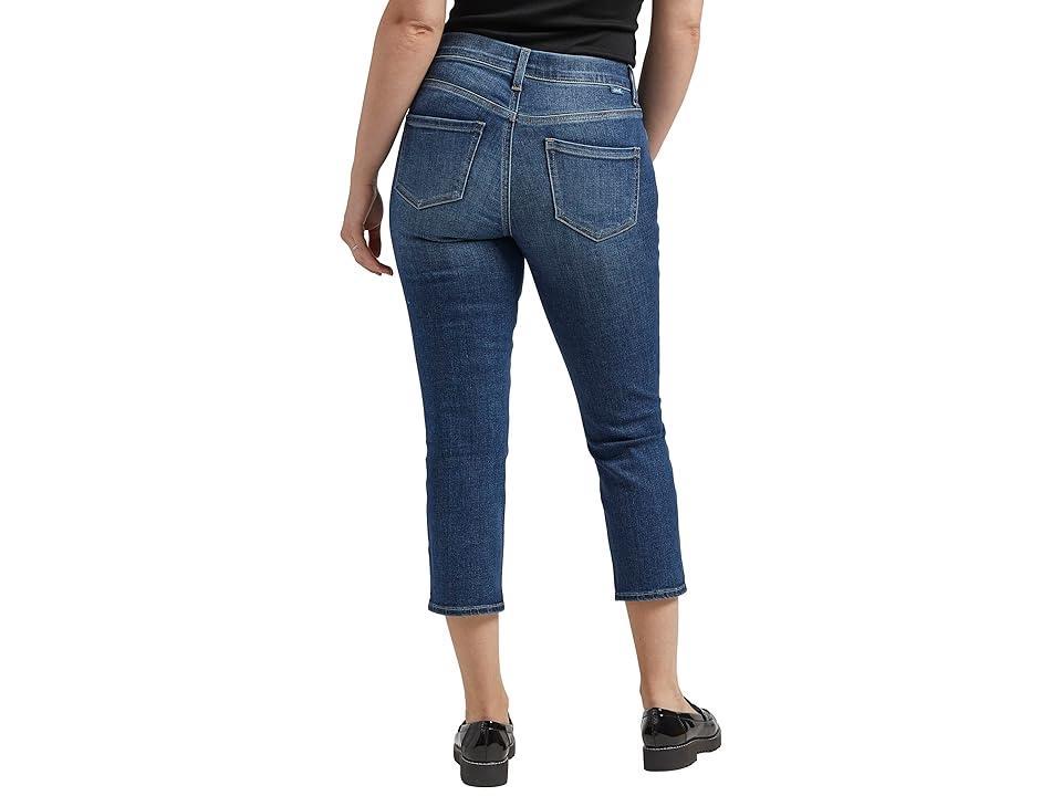 Jag Jeans Maya Mid-Rise Capris (Night Blue) Women's Jeans Product Image