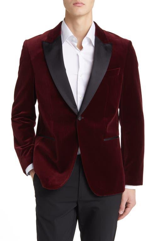 BOSS Hutson Silk Blend Velvet Dinner Jacket Product Image