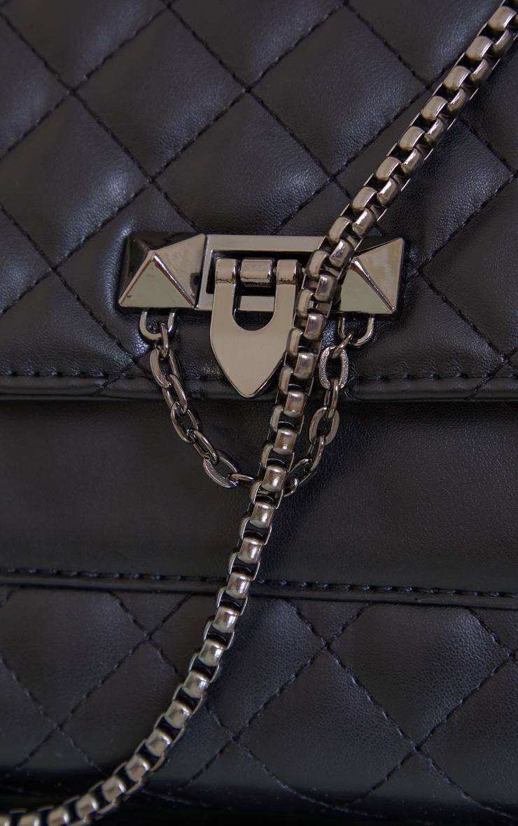 Black Diamond Quilted Cross Body Bag Product Image