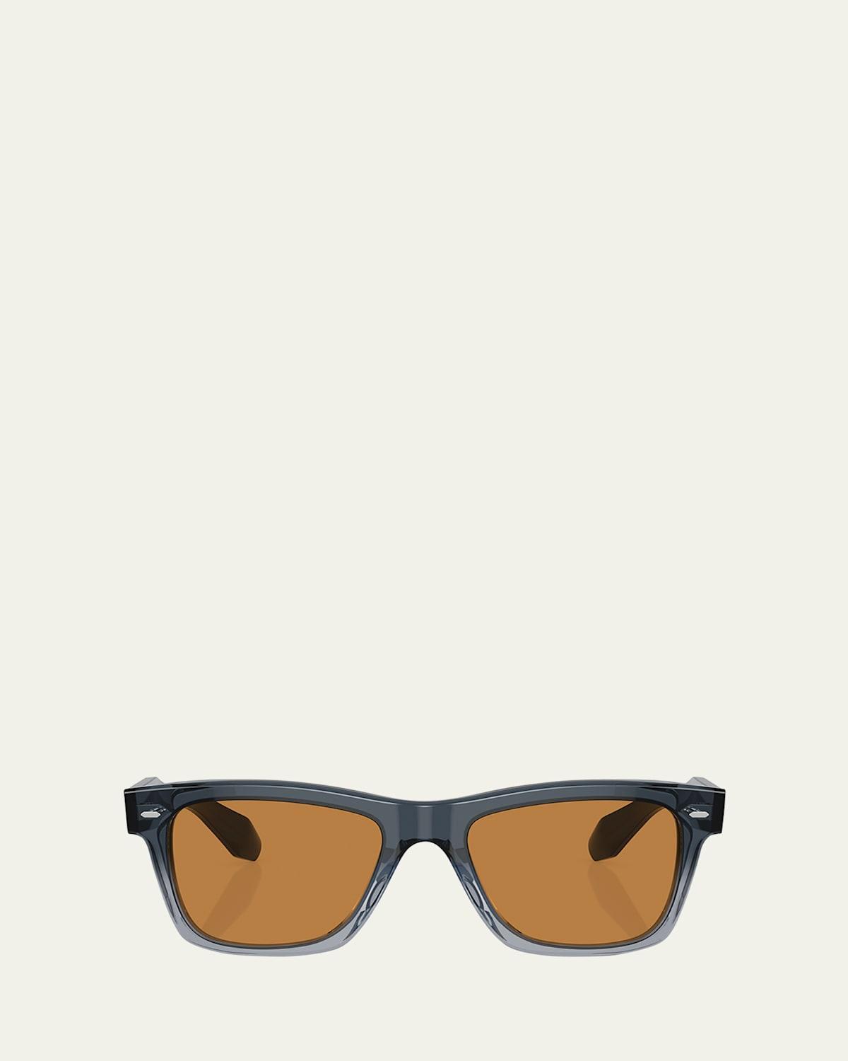 Men's N.04 Sun Acetate Rectangle Sunglasses Product Image