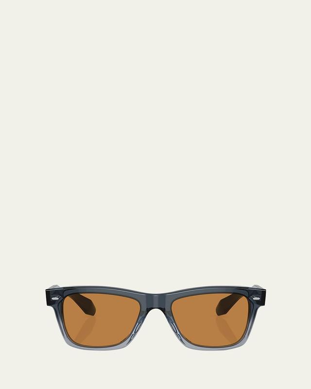 Men's N.04 Sun Acetate Rectangle Sunglasses Product Image