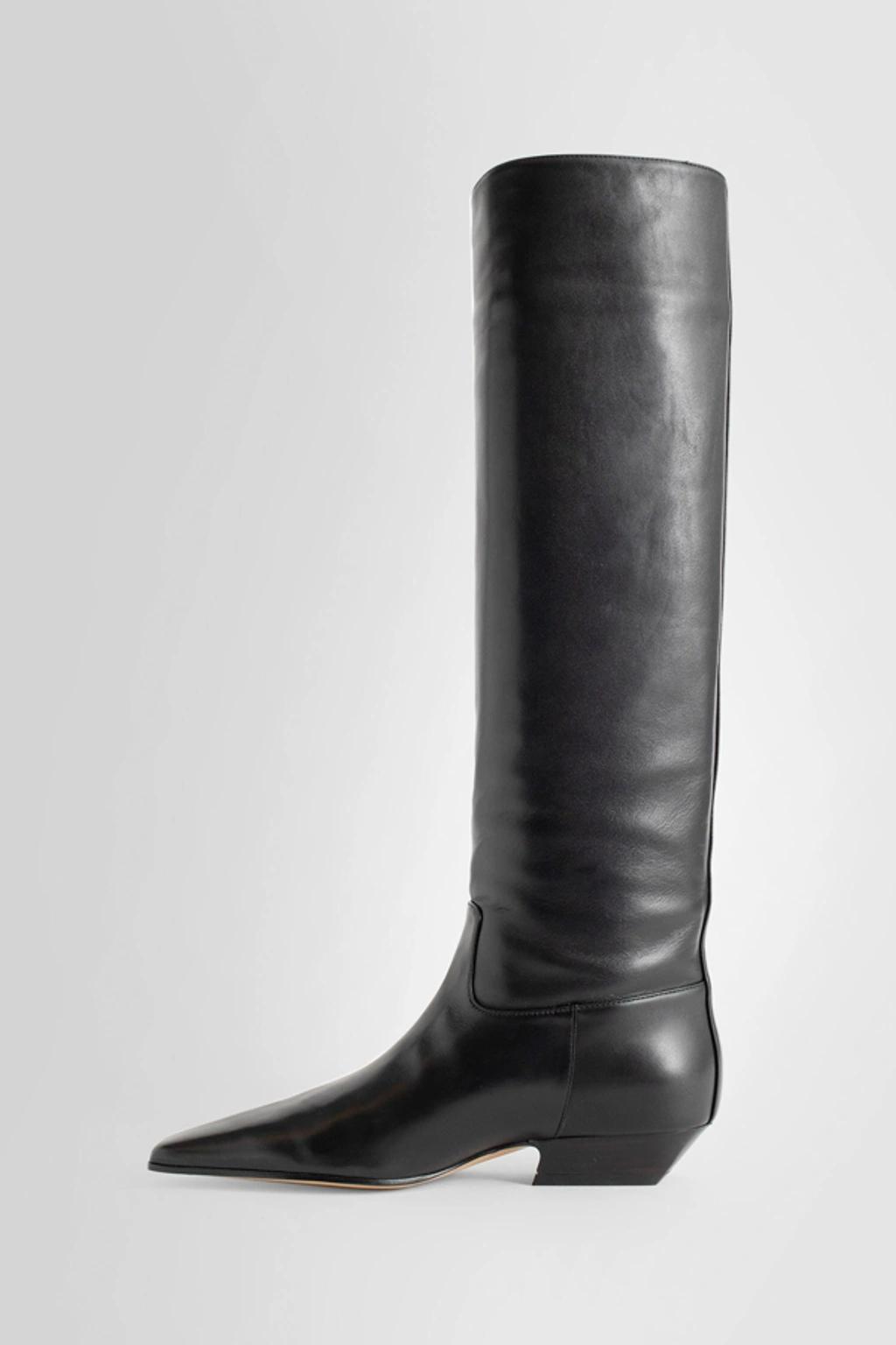 Black The Marfa Knee-high Leather Boots Product Image