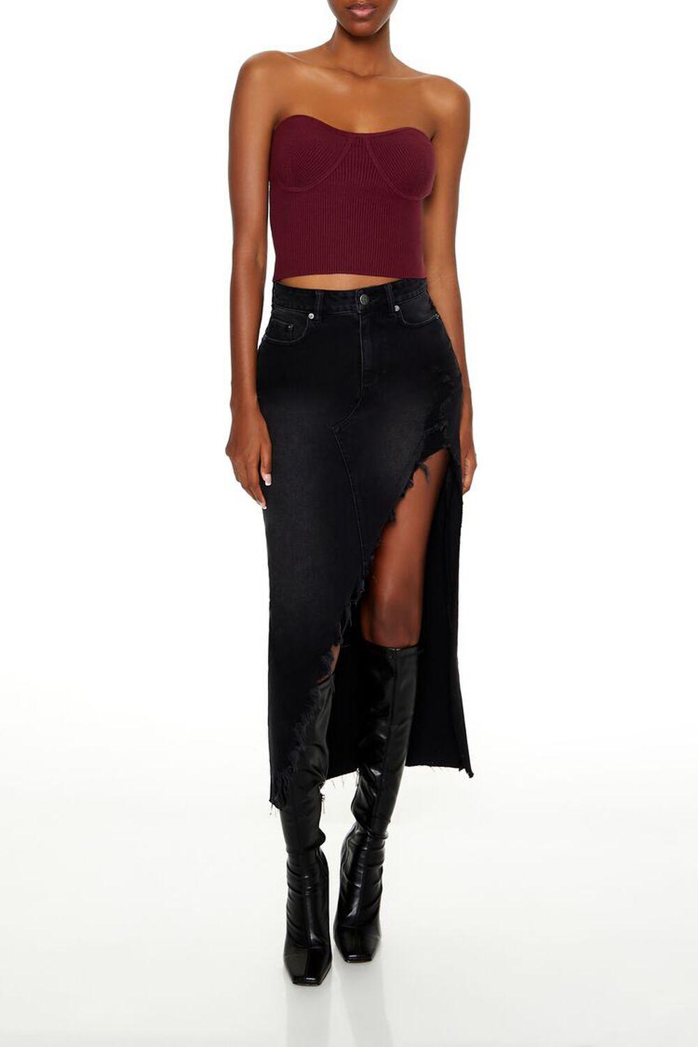 Sweater-Knit Tube Top | Forever 21 Product Image