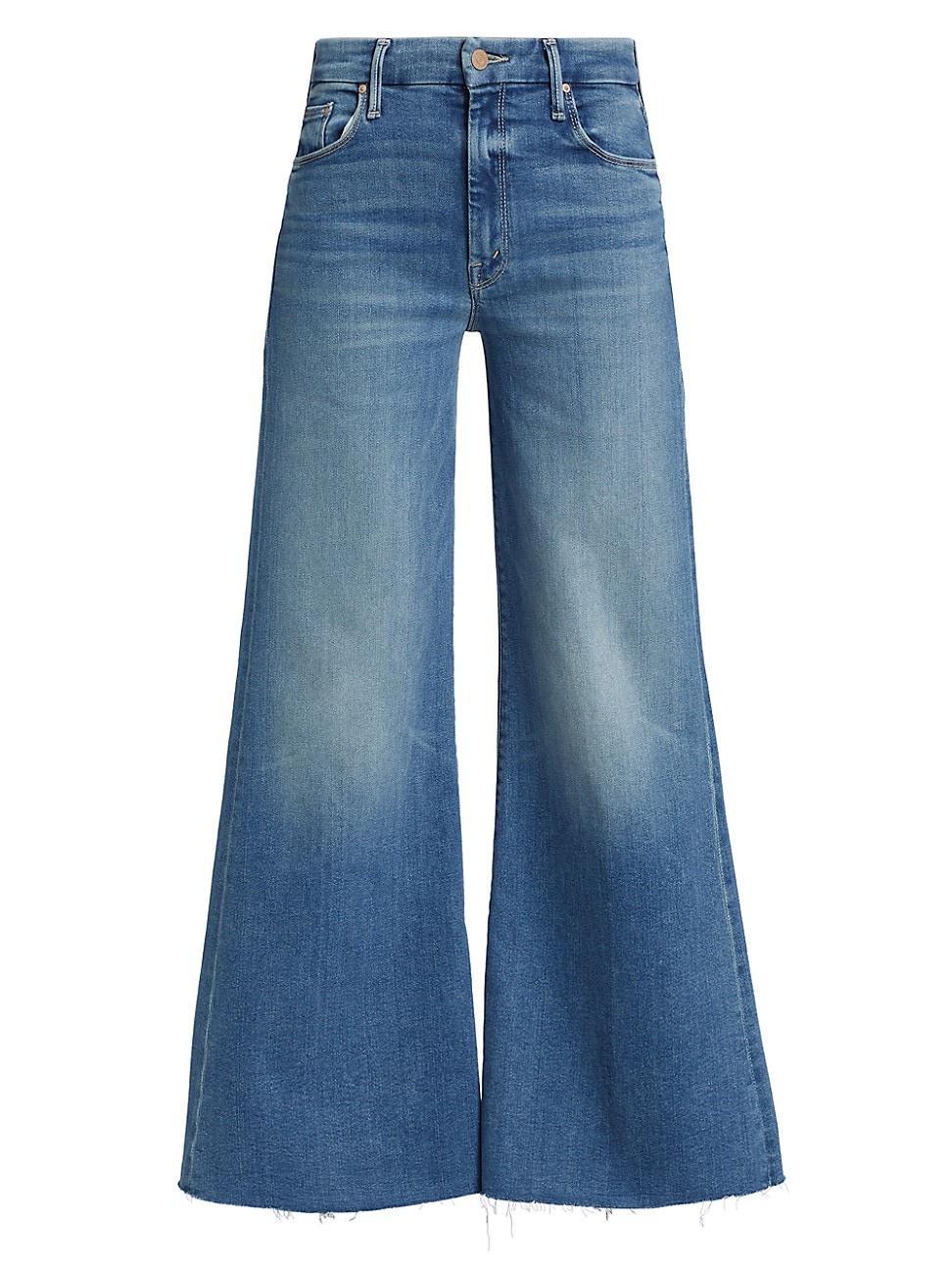 Womens The Roller Mid-Rise Wide-Leg Jeans Product Image