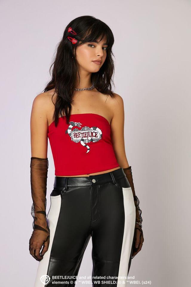 Beetlejuice Beetlejuice Sandworm Tube Top | Forever 21 Product Image