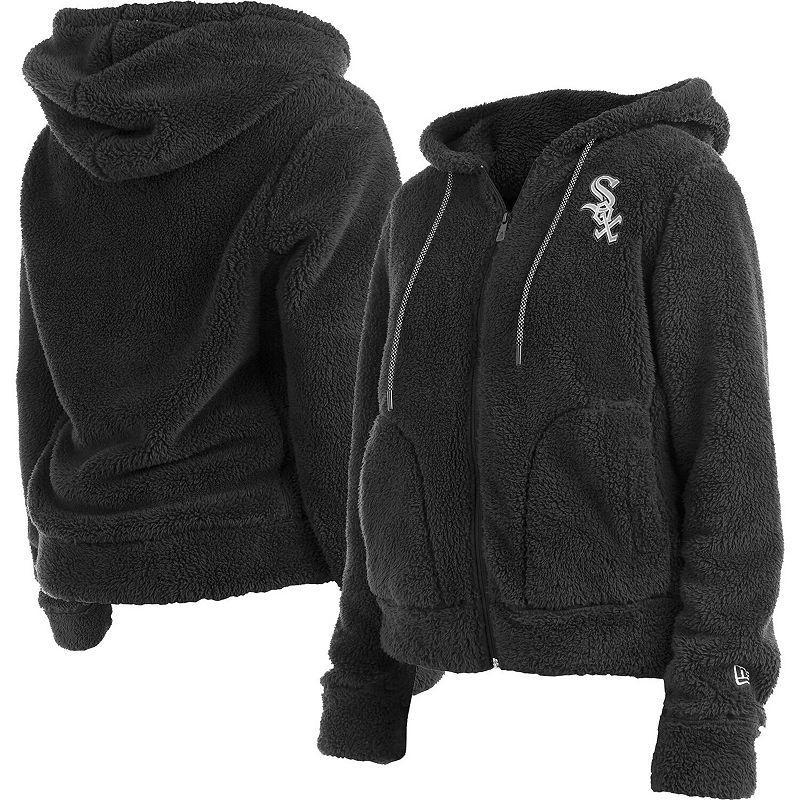 Womens New Era Chicago White Sox Sherpa Full-Zip Jacket Product Image