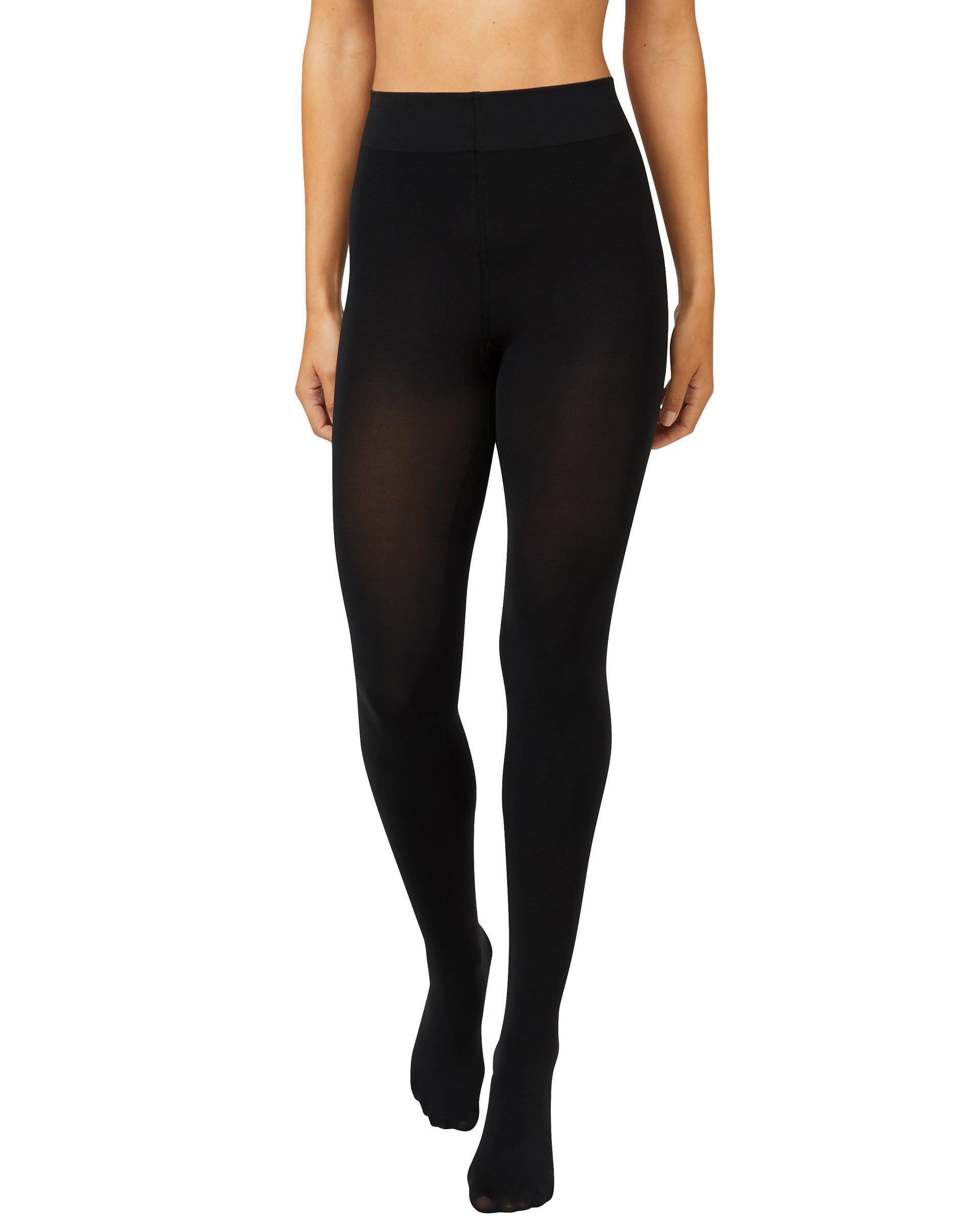 Hanes EcoSmart Womens Blackout Tights M Product Image