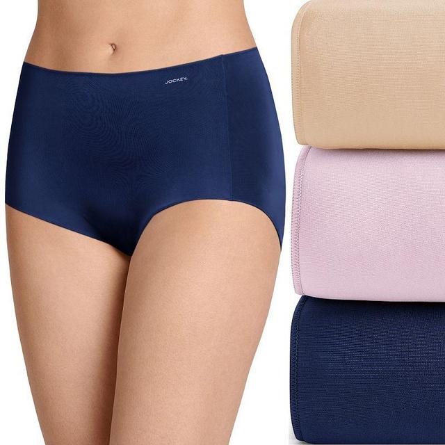 Womens Jockey No Panty Line Promise 3-Pack Full Rise Brief Panty Set 1877 Product Image