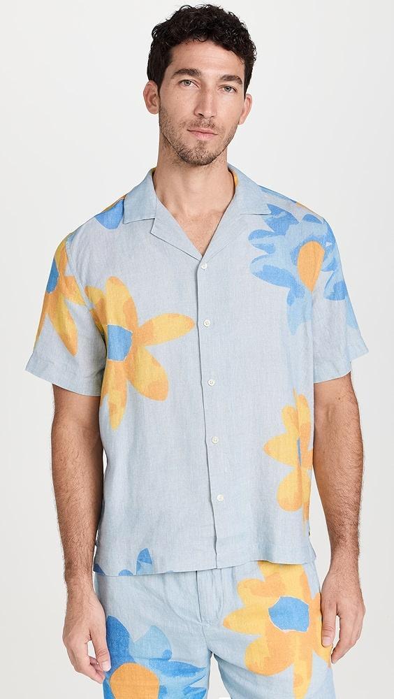 Frescobol Carioca x John Booth Roberto Linen Shirt | Shopbop Product Image