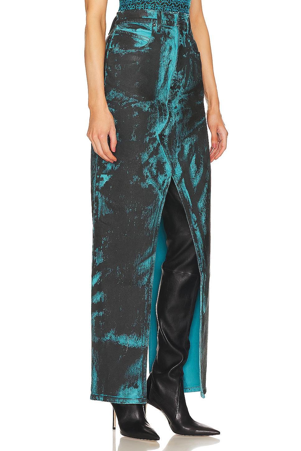 Slit Denim Maxi Skirt RTA Product Image